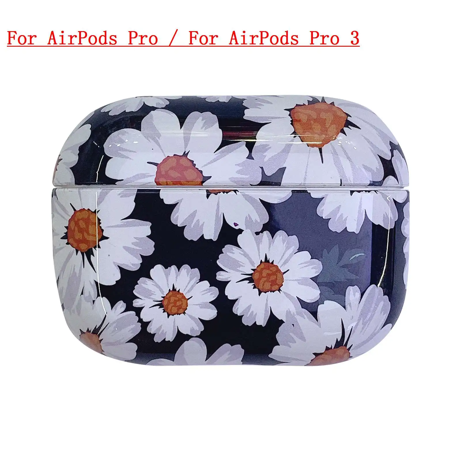 Для AirPods Pro для переноски 1/2/3 чехол роскошный цветной чехол с цветочным рисунком для AirPods Беспроводной наушники чехол жесткий чехол fundas
