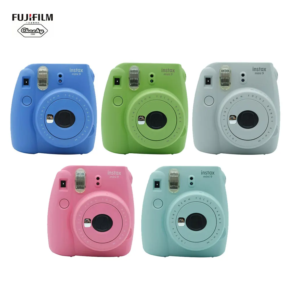 Мгновенная фотокамера Fujifilm INSTAX Mini 9 лучший подарок 5 цветов + 50 листов пленка для