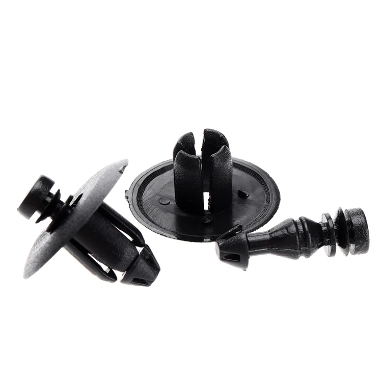 

50Pcs Nylon Door Trim Panel Clips Push Type Retainer Rivets Auto Fastener Fit Into 9mm Hole for Chrysler 300M 2005-On WX68DX9-AA