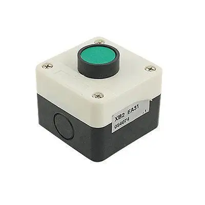 

AC 240V 3A 1NO Green Momentary Flat Push Button Switch