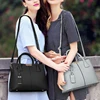 Fashion Women Leather Ladies Handbag Crossbody Shoulder Bags Soft Messenger Bag Shoulder Tote hand Bags With Purse Pocket Casual ► Photo 3/6