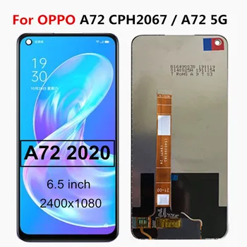 

6.5"A72 5G LCD For Oppo A72 2020 LCD Display Touch Screen Digitizer Assembly Replacement for OPPO A72 CPH2067 LCD