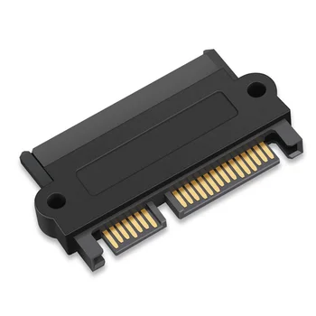 

Accessories Portable Professional Mini Straight Head SAS To SATA Adapter Computer 180 Degree Angle With 15 Pin Power Port