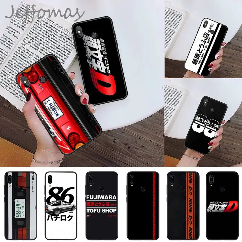 

Initial D AE86 Phone Case For Xiaomi Redmi 9 8 9t a3Pro 9se k20 mi8 max3 lite 9 note 9s 10 pro