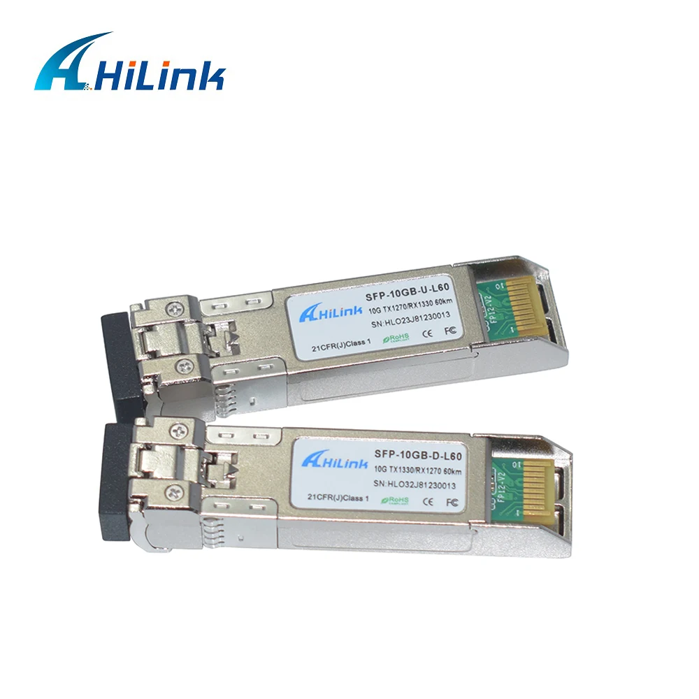 10GBASE BX одиночное волокно WDM 10G 1330nm/1270nm 60km DOM BiDi SFP + LC|10g sfp module|wdm sfpmodule |