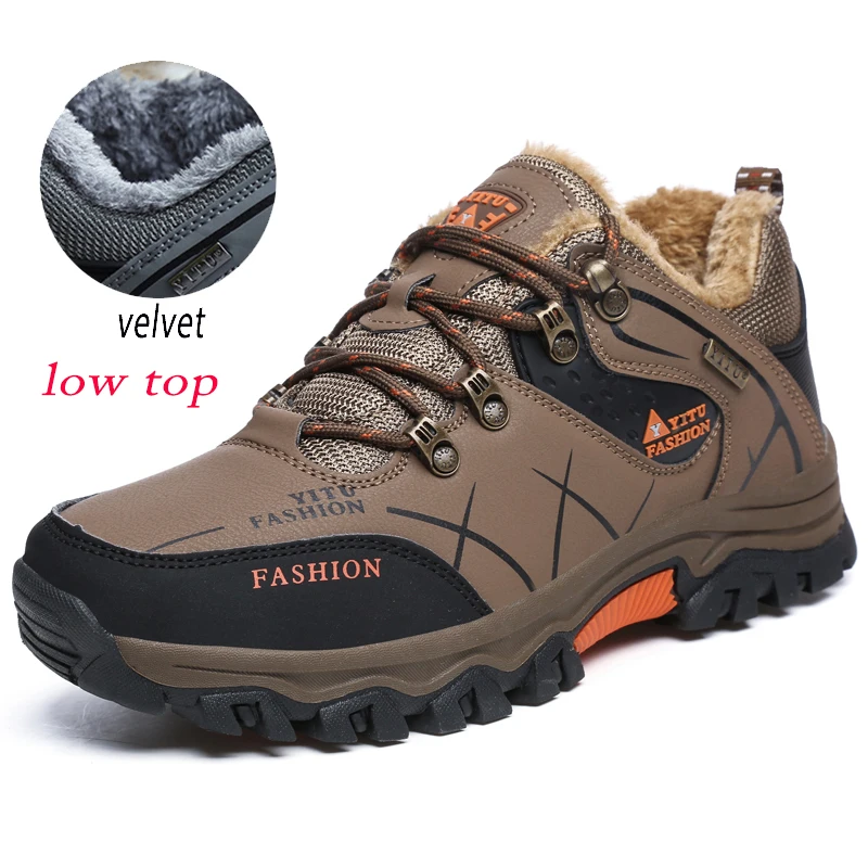 Большие размеры 39-47; брендовая походная обувь для мужчин; весенние походные ботинки; альпинистская обувь для горного туризма; спортивная обувь; треккинговые кроссовки - Цвет: 8527-khaki