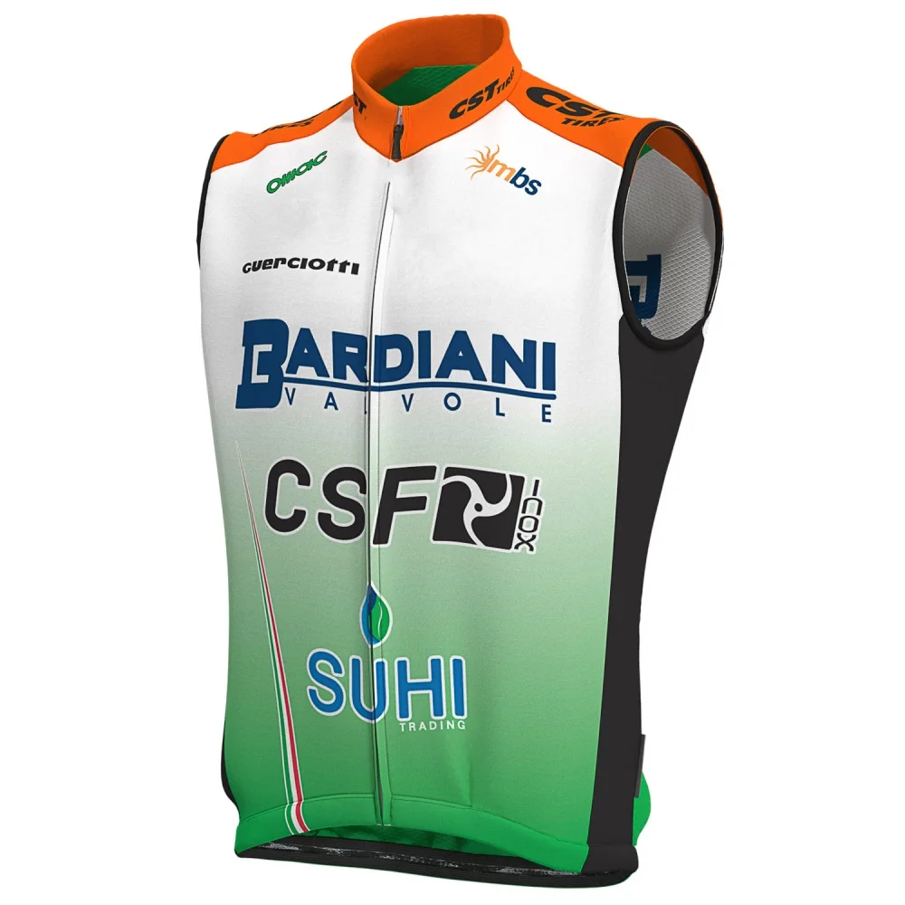 pro team BARDIANI CSF жилет для велоспорта 3 кармана дышащий летний без рукавов MTB Ropa Ciclismo windstopper maillot gilet - Цвет: BARDIANI CSF