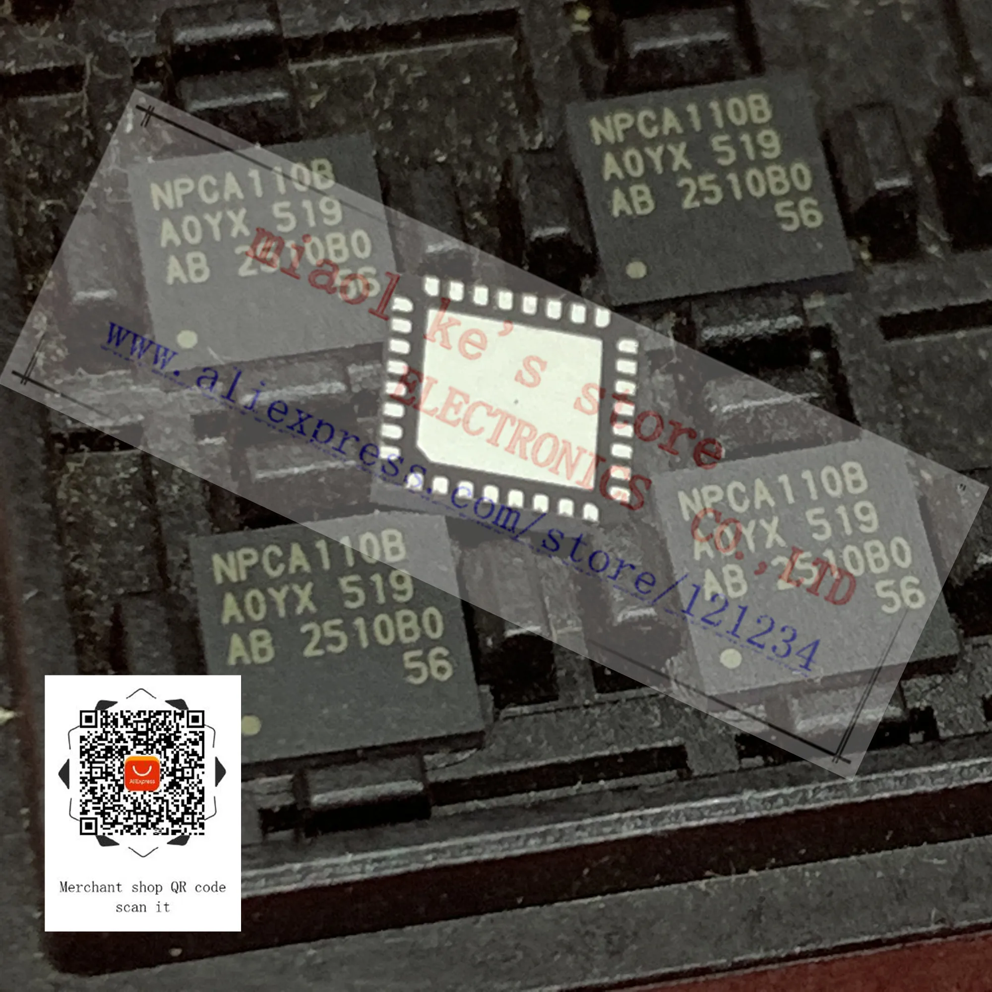 [5 шт./партия] 100% Новый оригинал: NPCA110BA0YX NPCA110BAOYX NPCA110B A0YX QFN32 чип DSP для обработки