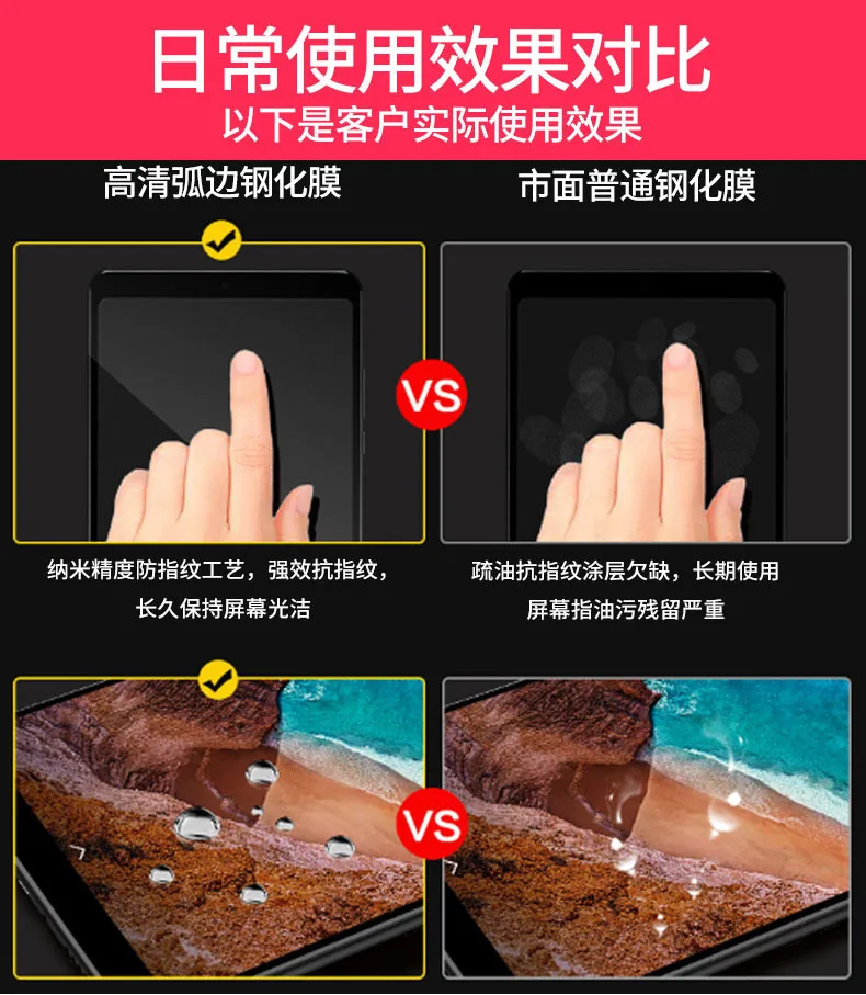 Подходит для lenovo A3500 A5500 A7600 закаленное стекло A7a8-50a10-70 фиолетовый экран из закаленного стекла