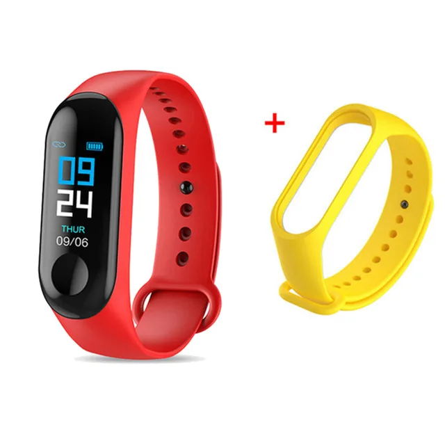 Fitness Wristwatch M3 Color Screen Smart Sport Bracelet Activity Running Tracker Heart Rate For Children Men Women Watch Hours 
