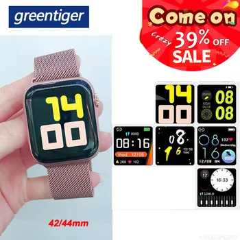 

Greentiger CK78 Full Touch 44/42 MM smart watch Series 5 Heart Rate Monitor IP68 Waterproof iwo 13 Max smartwatch VS iwo 12 w68
