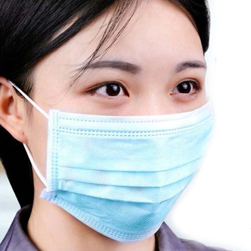 

200 pcs prevent anti coronavirus mask virus 3 layer Non Woven Health protection anti virus mask N02070