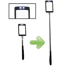 Mirror Rotating-Tool Endoscope Led-Light with 2 360-Degree Flaw Quadrate Folding Universal