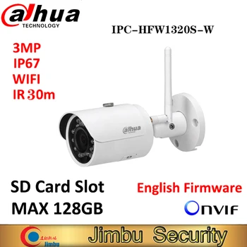 

Dahua IPC-HFW1320S-W 3MP IR30M IP67 mini camera WIFI SD Card slot Network outdoor WIFI Camera replace IPC-HFW1320S-W IP Camera