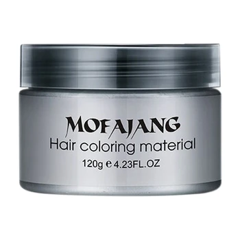 

MOFAJANG Unisex DIY Hair Color Wax Mud Dye Cream Temporary Modeling Black
