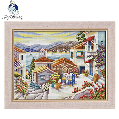 Happy garden DIY китайское рукоделие 11CT14CT Набор для вышивания крестиком с напечатанным рисунком DMC тканевые Наборы для вышивания на холсте - Цвет: F901
