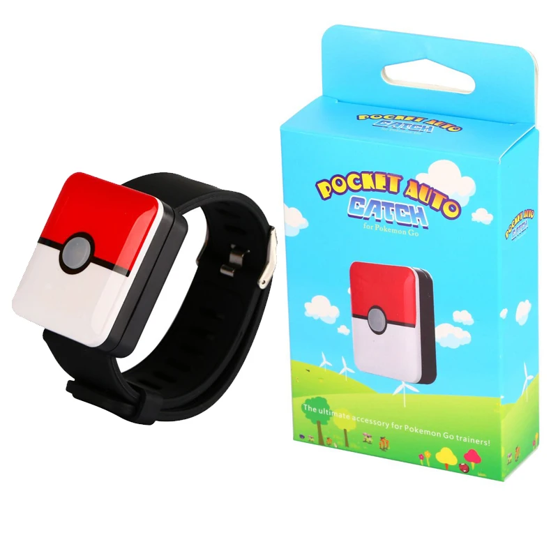 Rechargeable Square Bracelet Wristband New Auto Catch Bracelet for Pokemon Go Plus Bluetooth for Android IOS 