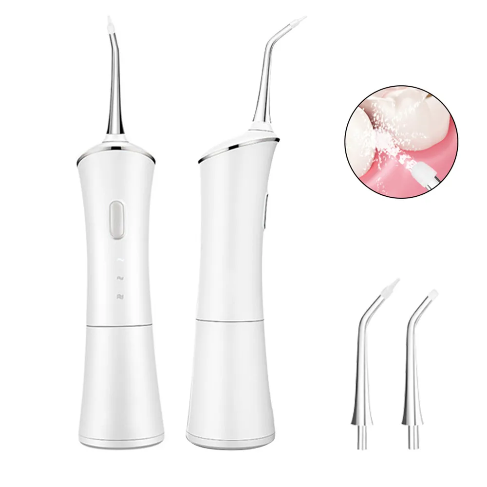 

Oral Irrigator Dental Water Flosser USB Rechargeable Water Jet Flosser 160ml IPX7 Waterproof Irrigator for Teeth Care Cleaning