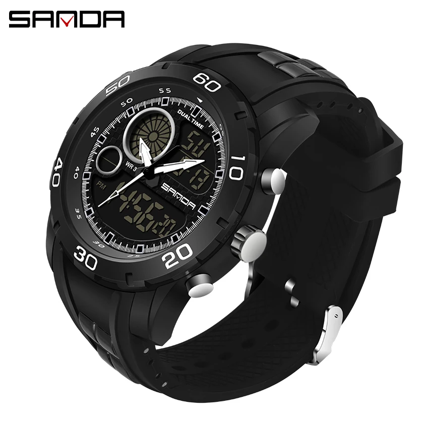 

SANDA Military Men's Watch Top Brand Luxury Waterproof Sport Watch Multifunction Quartz Clock Male Watch relogio mas