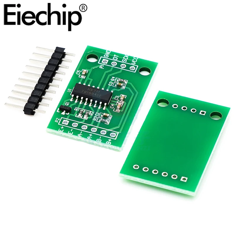 4PCS Human Scale Load Cell Weight Sensors + HX711 AD Module Weight Sensor Electronic Scale Weighing Pressure Sensor DIY Kit