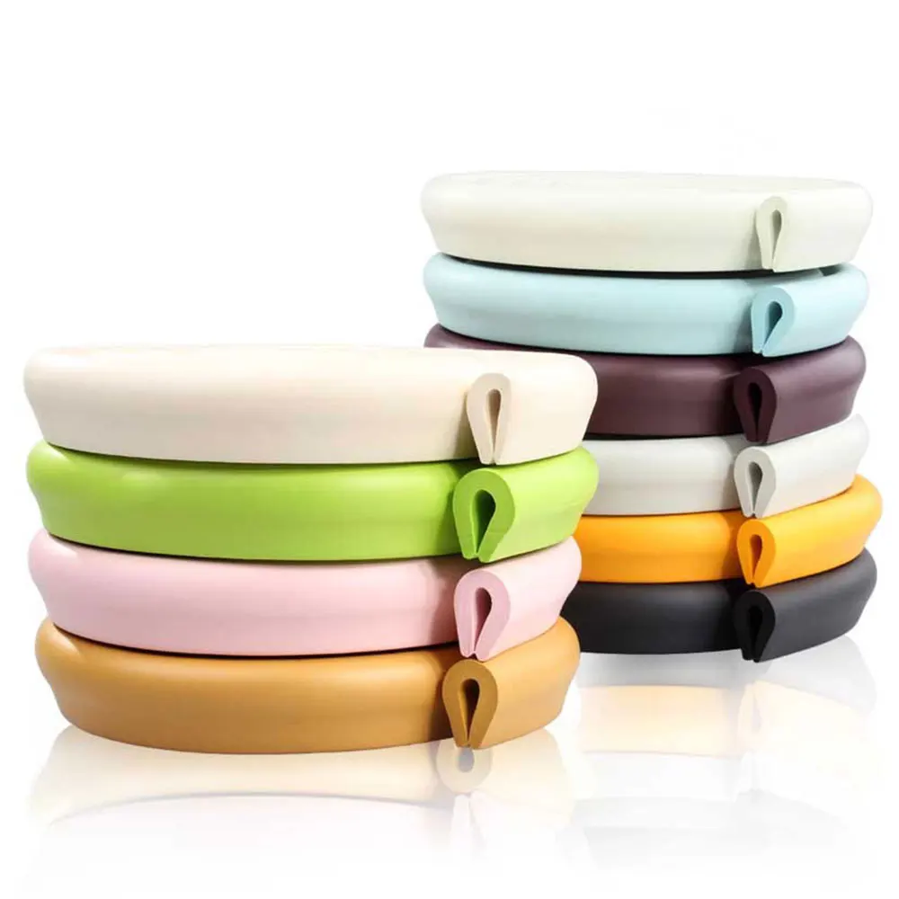 4Pcs U Shape Baby Protection 2M Child Table Desk Furniture Edge Safety Corner Guard Kid Protector Anticollision Bumper Strip Bar | Мать и