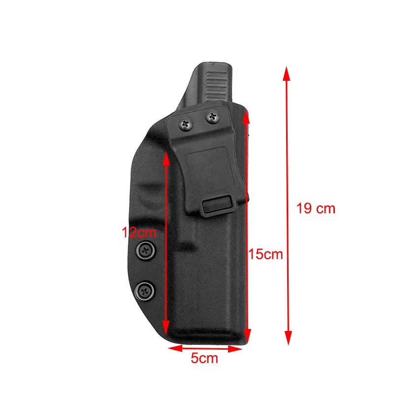 Тактическая кобура Kydex IWB держатель для пистолета правой руки 9 мм Glock 17 22 31|Кобуры|