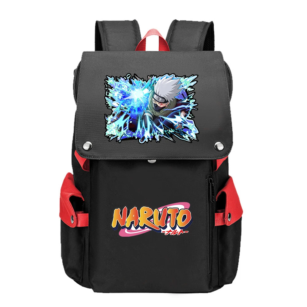 Аниме Наруто большие школьные сумки Uchiha Sasuke мультфильм Bookbag Оксфорд Дорожная