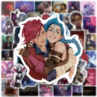 10/30/50PCS Movie Arcane: Battle of Two Cities Creative Graffiti Notebook Computer Scrapbook Animation Powder Sticker Wholesale 1