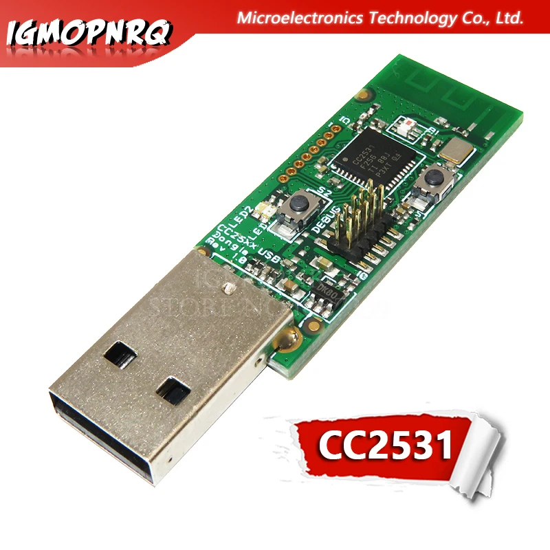 Беспроводной Zigbee CC2531 CC2540 анализатор голых досок пакетного протокола модуль USB интерфейс ключ захват модуль пакета - Цвет: CC2531