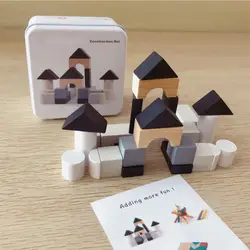 Детская 3D деревянная головоломка новая Головоломка Куб-головоломка гироскоп путешествия железный ящик для мальчиков и девочек раннего