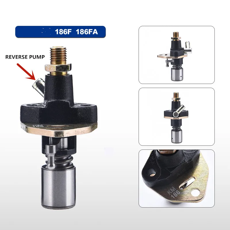 Pompa iniettore iniezione carburante per generatore Yanmar L100 186F 186 714970-51101  34