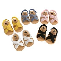 0-18M Newborn Baby Girls Summer Shoes Sandals First Walkers Newborn Shoes Casual Soft Sole Sandals Toddler Shoes 1