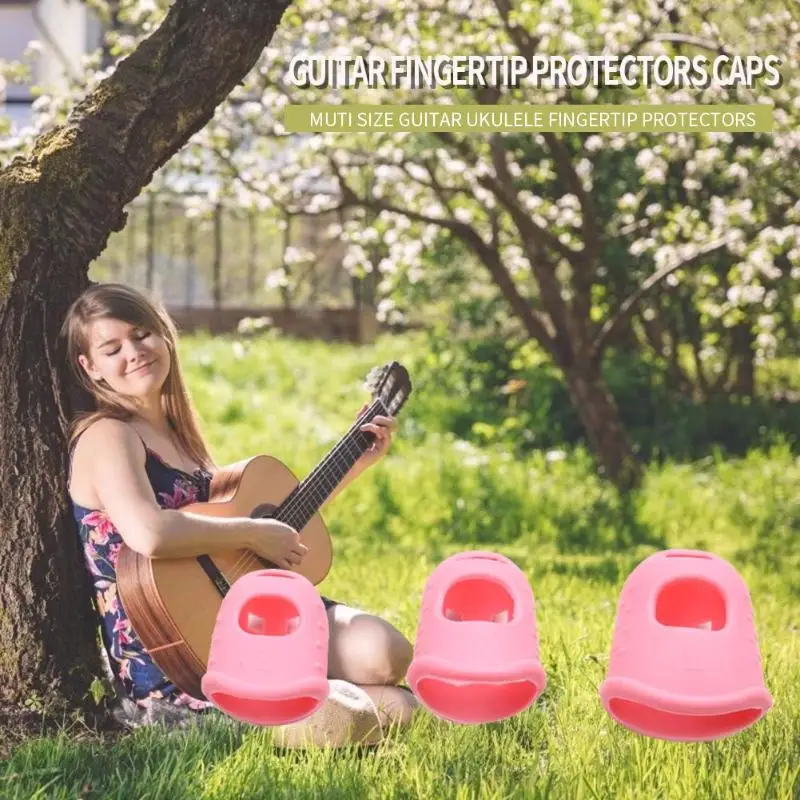 4 шт силиконовые защитные колпачки для гитары для Укулеле