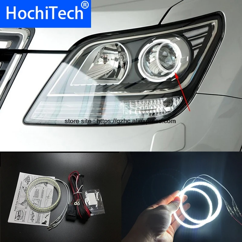 HochiTech ультра яркие красные/зеленые/Белый светодиодный глаза ангела 2500LM гало