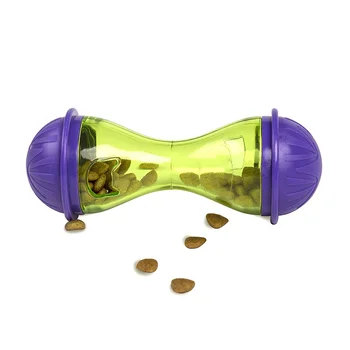 

Dog Feeder Plastic Funny Pet Food Dispenser Treat Ball Puppy Leakage Food Toy OCT998