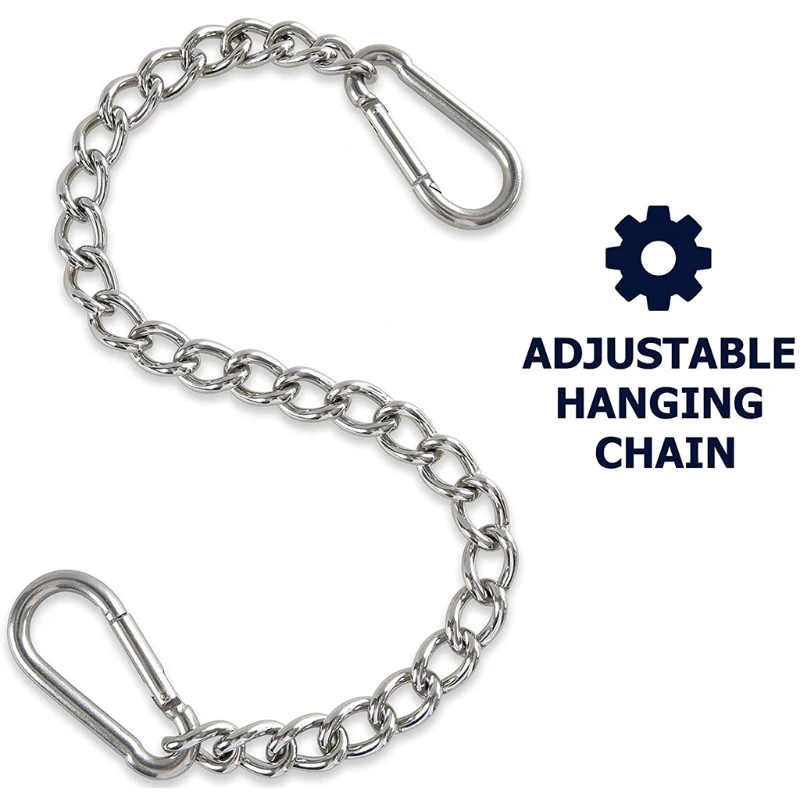 203F Hanging Chair/Hammock Chain with Two Carabiners Capacity Heavy Duty Hammock