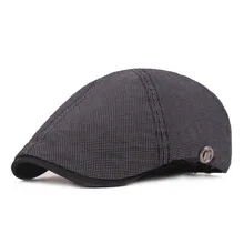 Мужская и женская плоская кепка Newsboy Baker береты Duckbill Golf Driving Cabbie Hat boinas masculinas tocas e gorros masculino inverno