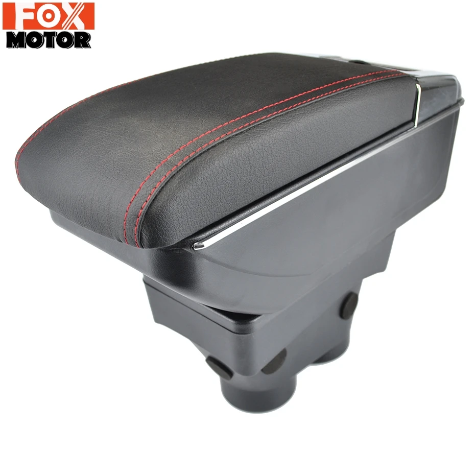 Подлокотник для peugeot 208 2013- подлокотник двухслойный ящик для хранения украшение автомобиля Стайлинг