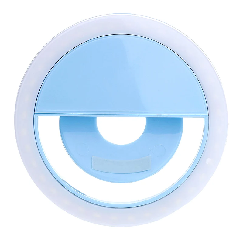 Fashion Selfie Portable LED Ring Light Lamp Clip Camera Photography for Smart Cell Phone Fill Lights