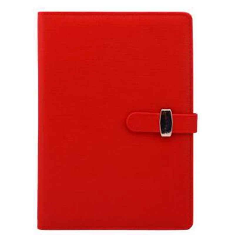 

Red A5 Notebook Spiral Binder Hasp Journal Planner Office Supplies Student Gift Notepad