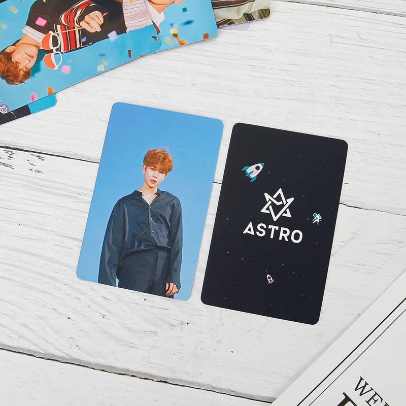 7 шт./компл. KPOP Astro альбом голубого пламени членов Бумага ЛОМО карта фото Фотокарта вентиляторы коллекция подарков