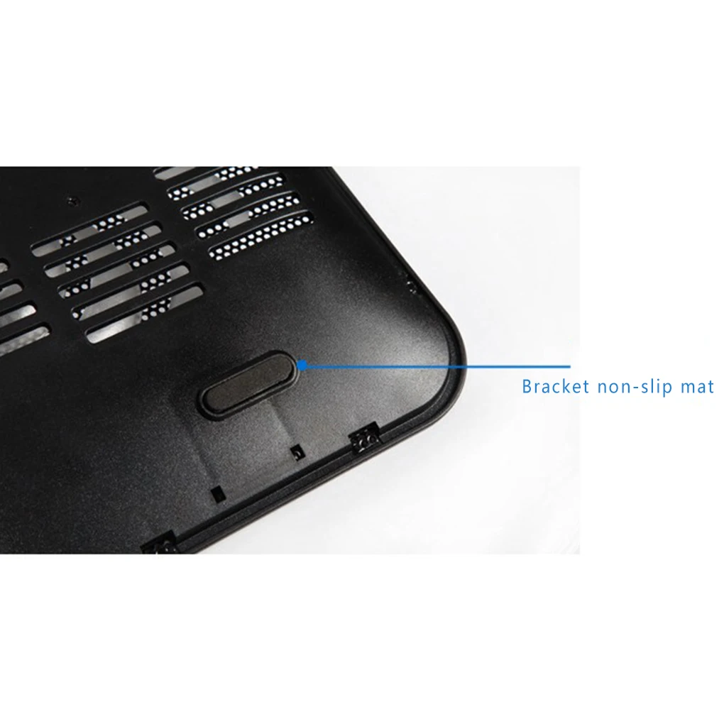 14 дюймов ноутбук кулер 5 в двойной вентилятор USB внешний для ноутбука охлаждающая подставка тонкая подставка высокоскоростной бесшумный металлический панельный вентилятор