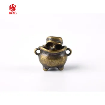 

Pure Brass Knife Beads Wizard EDC Outdoor Pocket Tool Knife Pendant DIY Paracord Knife Bead Key Pendant