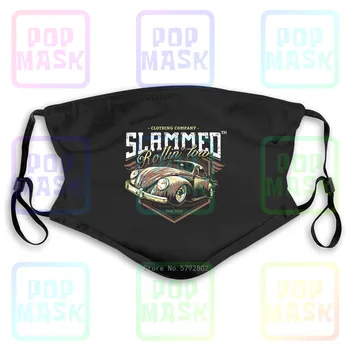 

Dust Mask with Filter Slammed Patina Beetle Type1 T1 Bugt Washable Reusable Mask