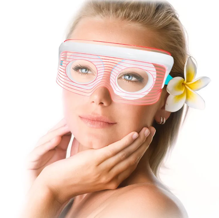 

LED Beauty Instrument Three-Color Phototherapy Constant Temperature Hot Compress Eye Beautification Instrument Household Massage