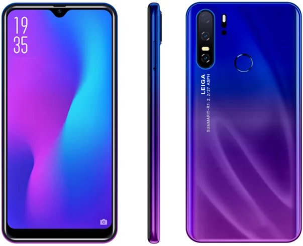 Смартфон Android 4G P30 pro мобильные телефоны европейские азиатские 6,3 дюймов Две сим-карты разблокированный мобильный телефон Капля воды экран - Цвет: Фиолетовый