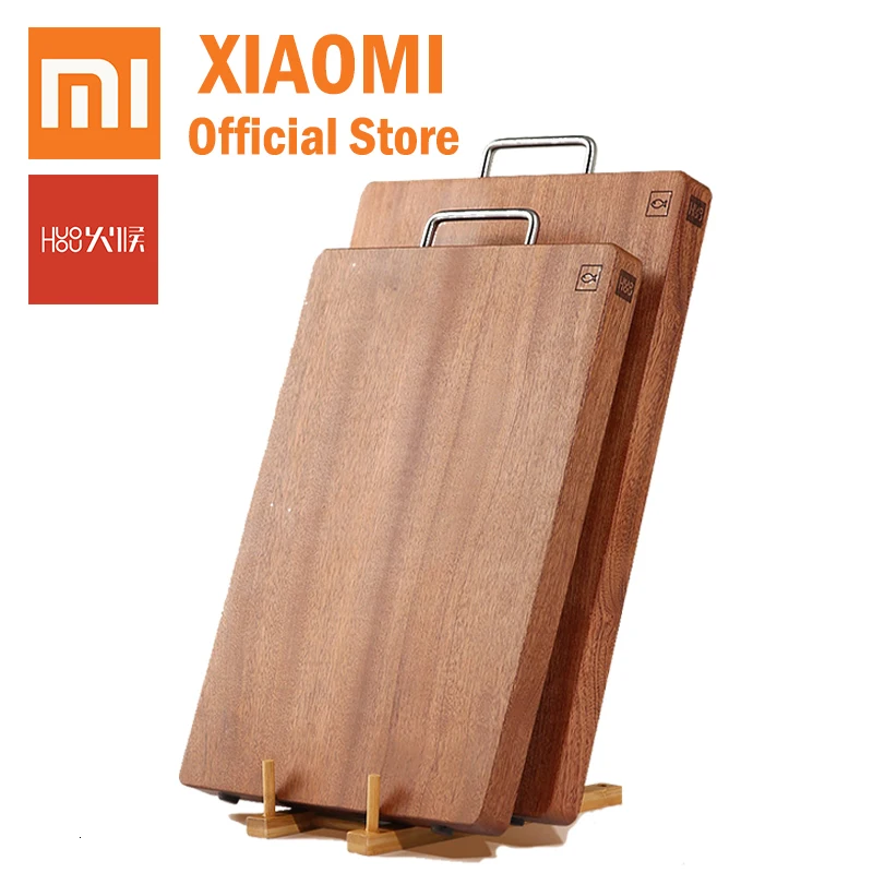 Xiaomi Mijia Huohou разделочная доска черное дерево разделочные доски кухонный инструмент для мясо фрукты овощи Разделочные Блоки