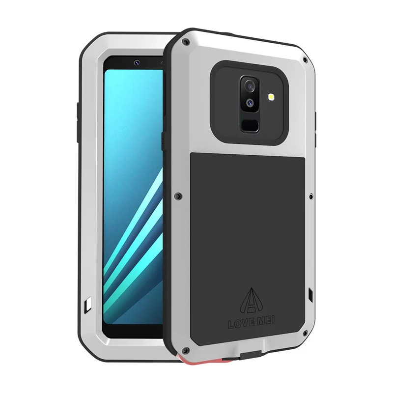 Противоударный чехол для samsung Galaxy A6 металлический Fundas для samsung Galaxy A6 Plus Capa Armor чехол для телефона против падения Coque