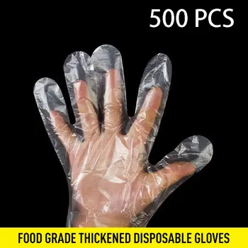 

500 Pcs New Multifunction Home Disposable Vinyl Gloves Medical Surgical Kitchen Accessories For Food Cleaning Cooking Restaurant