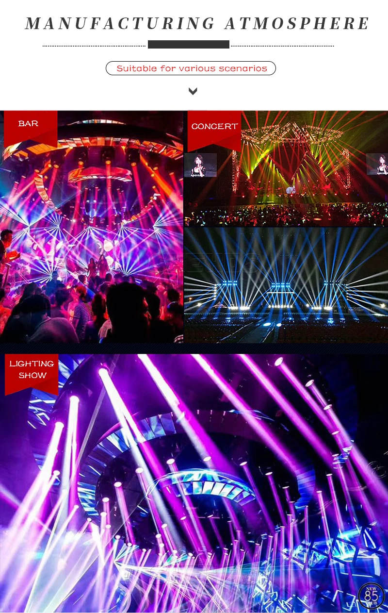 LED Beam+Wash Big Bees Eyes 19x15W RGBW Zoom Lighting DMX Effect Wash Moving Head DJ Disco Party Wedding Decoration Family Bar